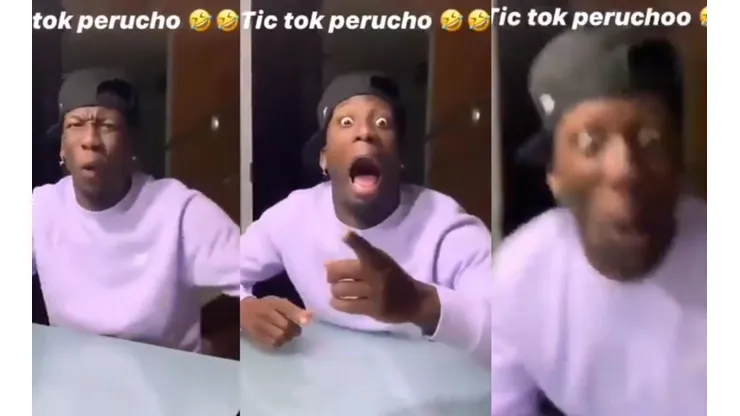 Luis Advíncula imitó al Cuto en un nuevo TikTok.