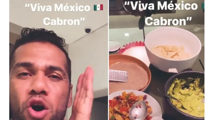 ¡Viva México! El mensaje de Dani Alves