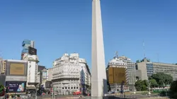Las calles de Buenos Aires, prácticamente desiertas.
