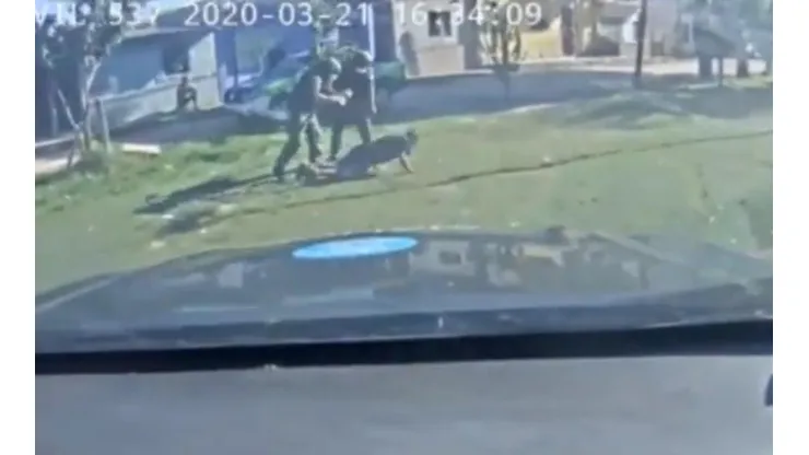 El momento de las detenciones.