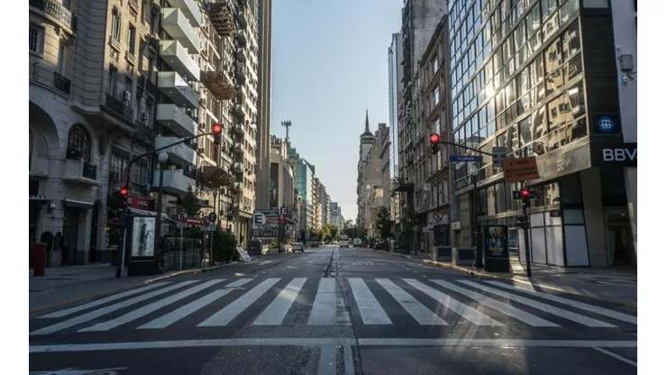 Así están las calles de Buenos Aires.