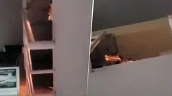 Emocionante: salió al balcón y se puso a tocar el himno con el saxo