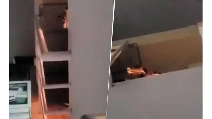 Emocionante: salió al balcón y se puso a tocar el himno con el saxo