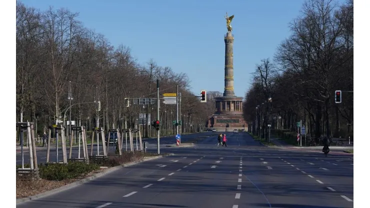 Así están las calles de Alemania.