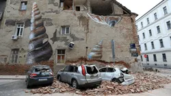 Fotos: en plena cuarentena, hubo un fuerte sismo en Croacia