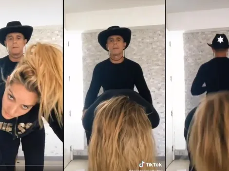 Muy bizarro: el video de Julinho "montando" a Brenda Carvallo en TikTok