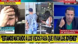 El cruce entre Jesús Candel y Marcelo Peretta.