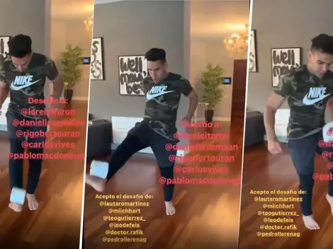 Dominio total: Falcao superó sin problemas el #10ToquesChallenge