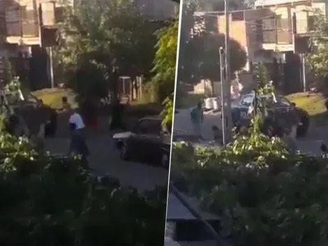 Video: vecinos no querían cumplir la cuarentena y echaron a piedrazos a un patrullero