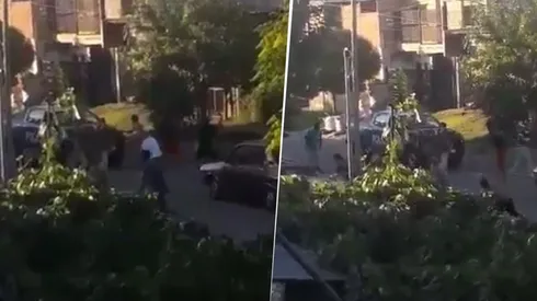 Video: vecinos no querían cumplir la cuarentena y echaron a piedrazos a un patrullero