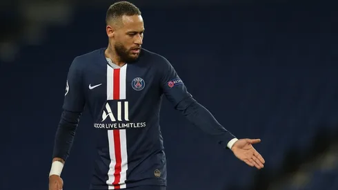 Neymar en el partido ante Borussia Dortmund.