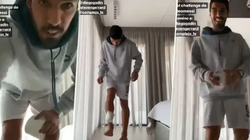 El challenge de Luis Suárez: "Voy como 30 videos, pero en esta me sale"