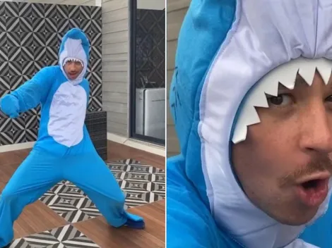 Luisito Comunica cumple años y lo festejó como un tiburón perreador