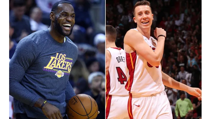 Duncan Robinson contó una divertida anécdota con LeBron