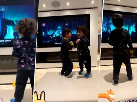 Morimos de amor: el video que subió Antonela Roccuzzo de Mateo y Ciro bailando