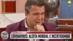 Recondo lloró en vivo al no poder ver a su padre y explotó contra Tinelli