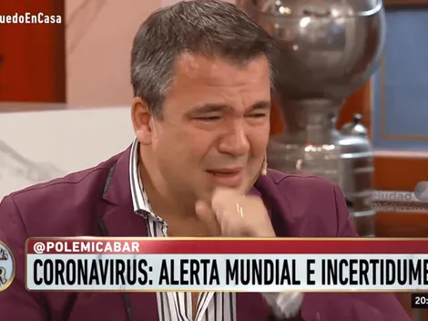 Recondo lloró en vivo al no poder ver a su padre y explotó contra Tinelli