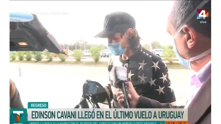 Un ídolo total: Cavani volvió a Uruguay para ayudar a sus compatriotas