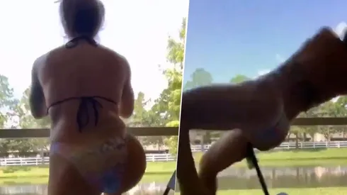 Video viral: entrenamiento casero sale mal por culpa de una silla diabólica