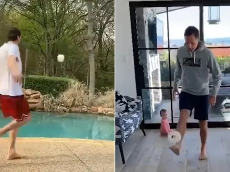 Boban Marjanović y Steve Nash se sumaron al challenge