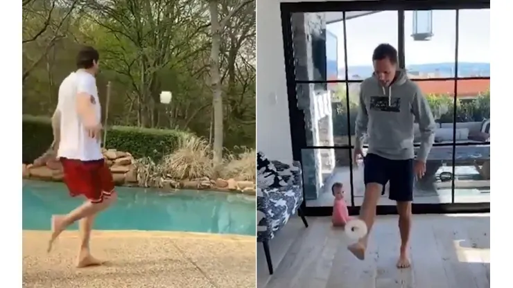 Boban Marjanović y Steve Nash se sumaron al challenge