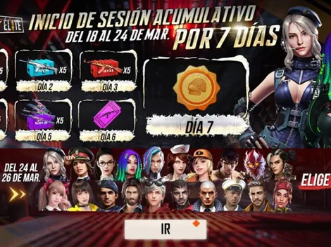 Nuevo evento en Free Fire ¡Puedes obtener un personaje gratuito!