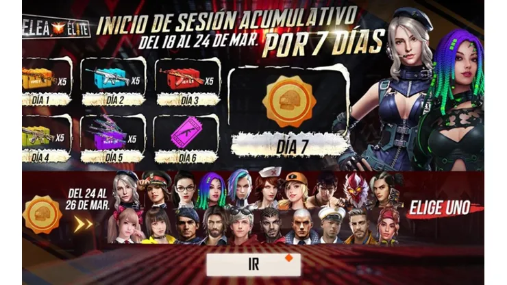 Nuevo evento en Free Fire ¡Puedes obtener un personaje gratuito!