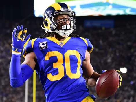 Un genio: Todd Gurley se tomó con humor su salida de los Rams