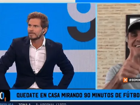 Puro 90 Minutos: Ruggeri nos hizo morir de la risa con su "home office"