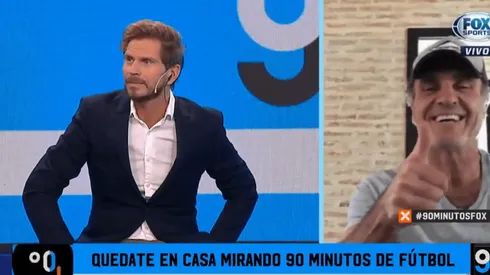 Puro 90 Minutos: Ruggeri nos hizo morir de la risa con su "home office"