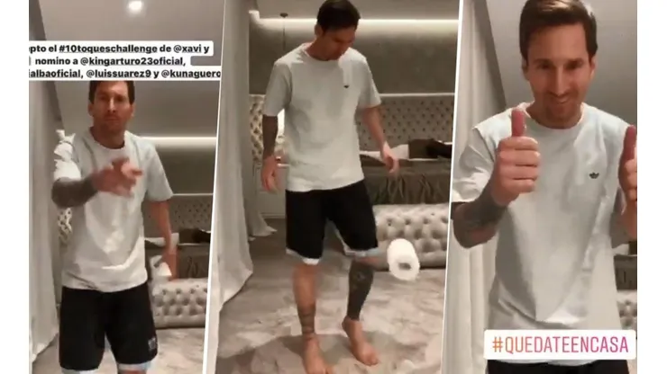 La rompió toda: Messi subió su #10ToquesChallenge y nos dejó a todos en ridículo