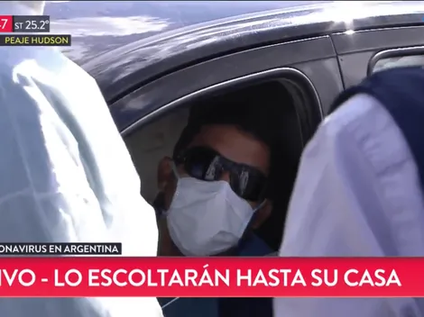 Por gente como él estamos como estamos: manejaba con 38.5 de fiebre y lo detuvieron