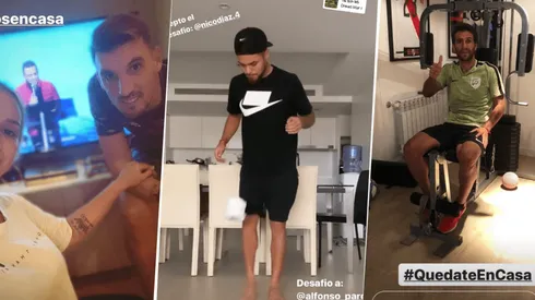 Así pasan la cuarentena los jugadores de River