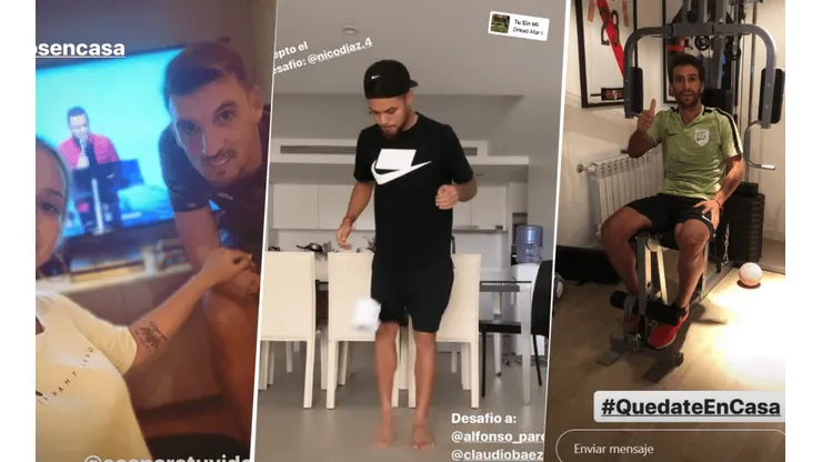 Así pasan la cuarentena los jugadores de River
