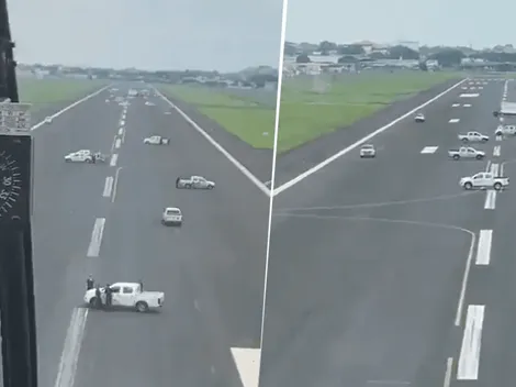 Un avión llegó de España a Guayaquil y le bloquearon la pista
