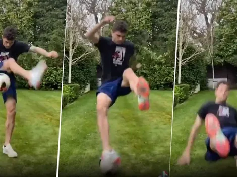 Al menos lo intentó: Pulisic subió un video protagonizando el fail del mes