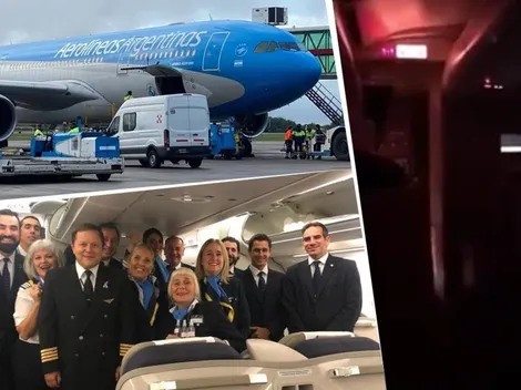 Emotivo mensaje de un piloto de argentino a los pasajeros que repatrió: "Bienvenidos a casa"