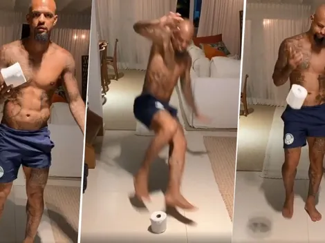Video: Felipe Melo hizo su propio challenge y nos hizo reír a todos