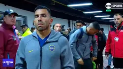 Foto de Carlos Tevez en El Monumental.