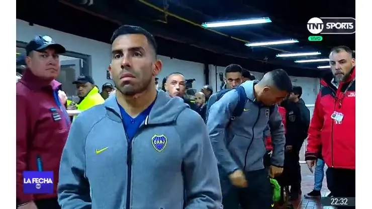 Foto de Carlos Tevez en El Monumental.