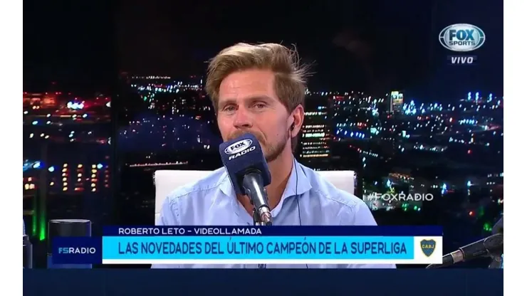 Roberto Leto en 'Fox Sports Radio'.