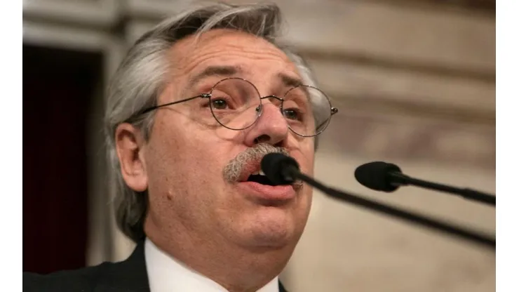 Alberto Fernández, presidente de la República Argentina.