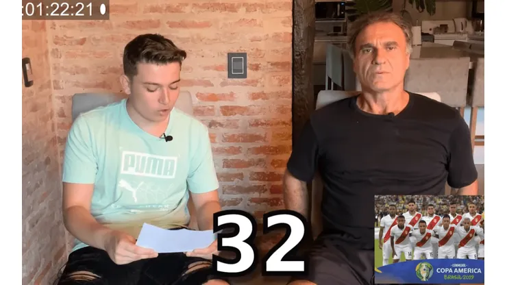 Ruggeri hizo el reto de los 90 segundos.