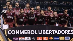 Los juveniles de River, titulares en el partido ante Liga de Quito.