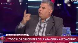 Farinella: "Todo el fútbol argentino ahora odia a D'Onofrio"