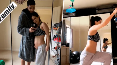 Raúl Jiménez y Daniela Basso pasan juntos la cuarentena.