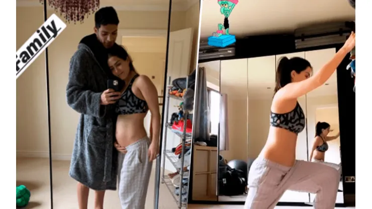 Raúl Jiménez y Daniela Basso pasan juntos la cuarentena.