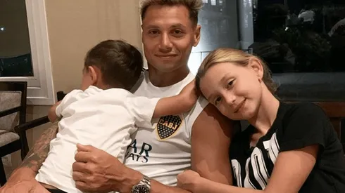 El hijo de Mauro Zárate tiene un juguete morfón como el papá