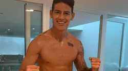"Entrenando con mi mejor amigo": James, muy feliz en su aislamiento