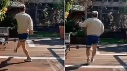 Papu Gómez se estaba divirtiendo con la pelota y la tiró a lo del vecino